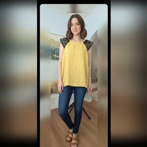 100%  Linen  Salma Blouse .